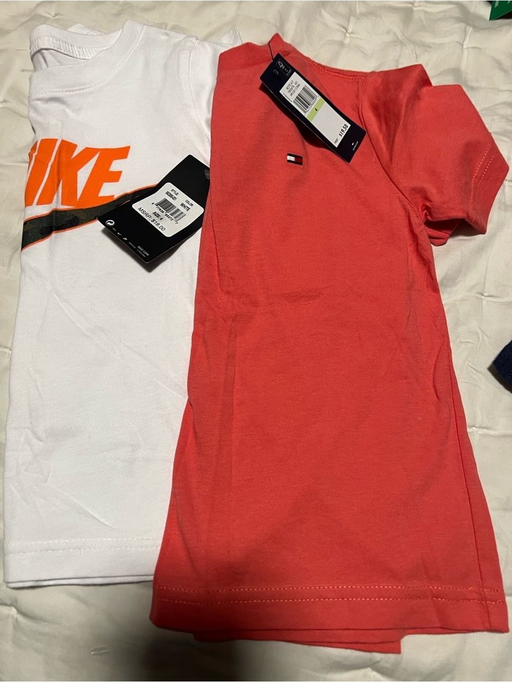 Tommy Hilfiger Kids Coral-Red Short Sleeve Tee